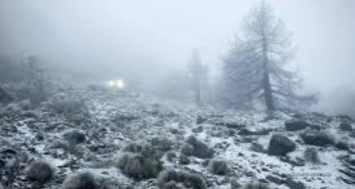 Registra Perote -9 grados en las primeras horas de la madrugada, reporta CONAGUA