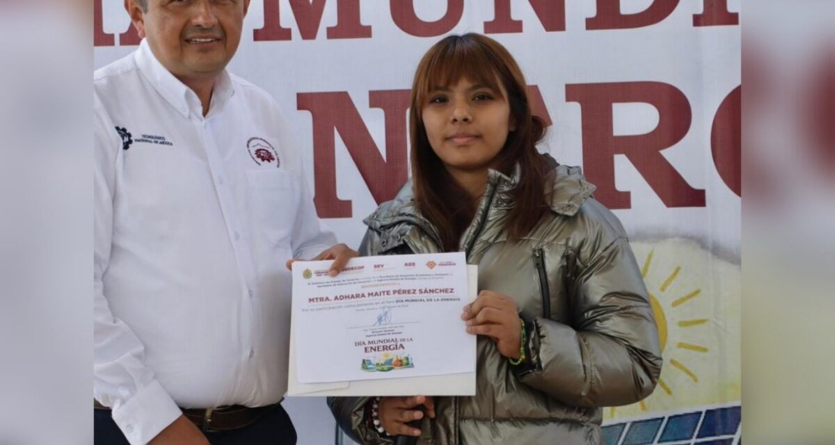 SEV reconoce a Adhara Maite, referente juvenil en ciencia y tecnología