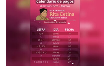 Más de 600 mil estudiantes de educación básica en Veracruz reciben pago de ‘Beca Rita Cetina’