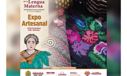 Invita SECVER a expo artesanal por el Día Internacional de la Lengua Materna