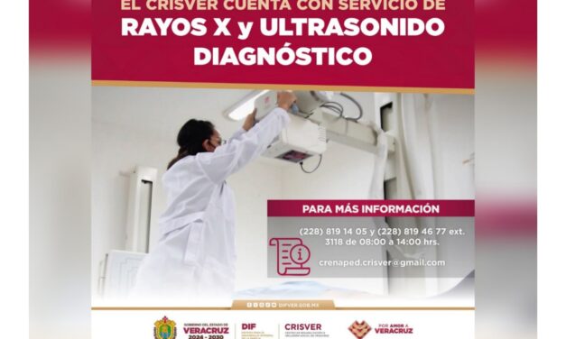 DIF Estatal pone a disposición servicios de rayos X y ultrasonido diagnóstico