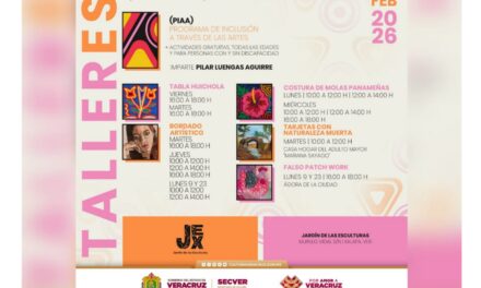 Invita SECVER a los talleres inclusivos en el Jardín de las Esculturas de Xalapa