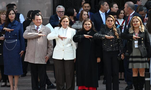 Gobernadora Rocío Nahle acompaña a la presidenta Claudia Sheinbaum en conmemoración de la Constitución