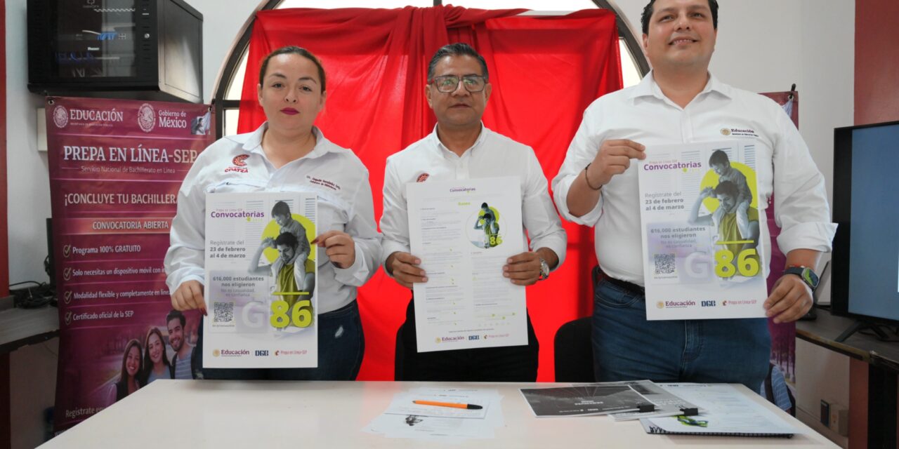 Invitan a la ciudadanía a concluir su bachillerato con ‘Prepa en Línea SEP’