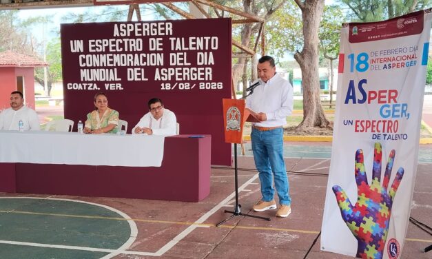 Impulsa Gobierno de Coatzacoalcos agenda de inclusión en conmemoración del Día del Síndrome de Asperger