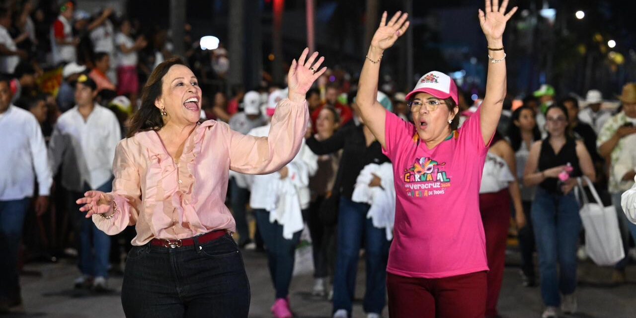 Nahle y Rosa María, política de Carnaval