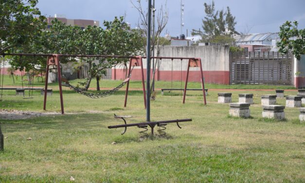 Juegos retirados del parque Miguel Hidalgo esperan proceso administrativo para su disposición final