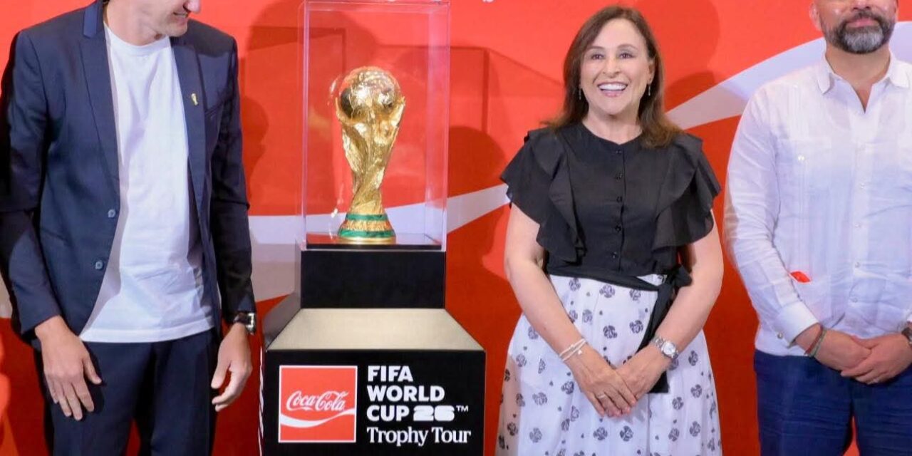 Veracruz se suma al espíritu del Mundial con la llegada del trofeo FIFA 2026