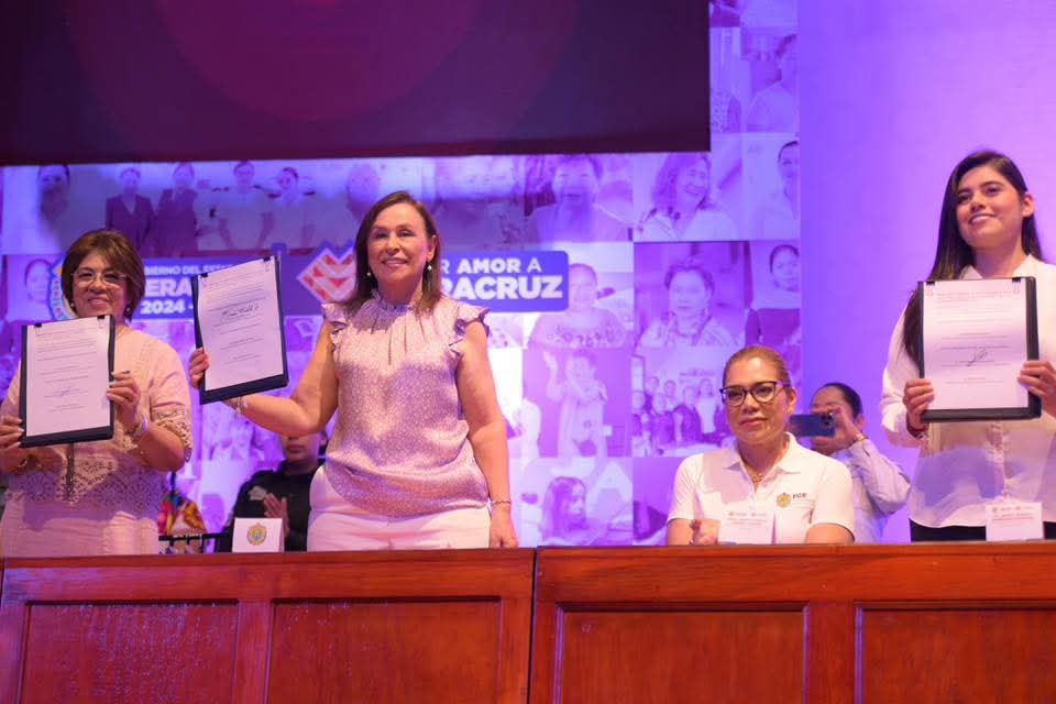 Trabajamos por un Veracruz libre de violencia con justicia e igualdad para las mujeres: Rocío Nahle