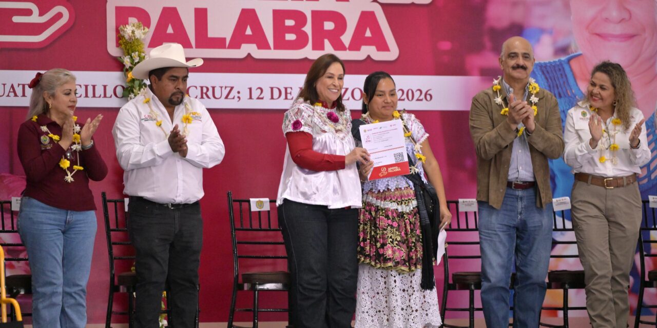 Empeñé mi palabra y aquí estamos: Rocío Nahle entrega recursos directos para emprendedores