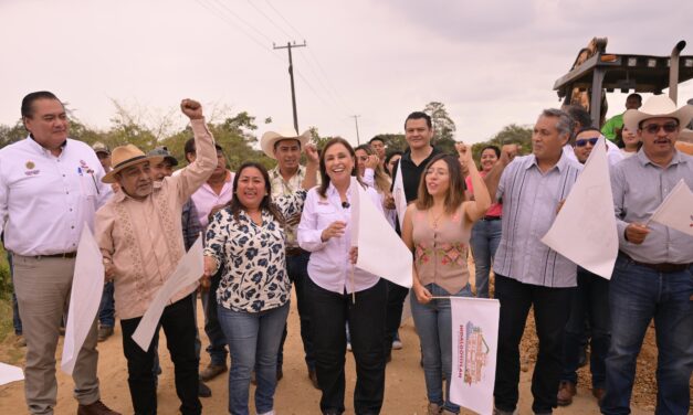 Cumple Rocío Nahle con construcción de 18 km de carretera Hidalgotitlán–Uxpanapa