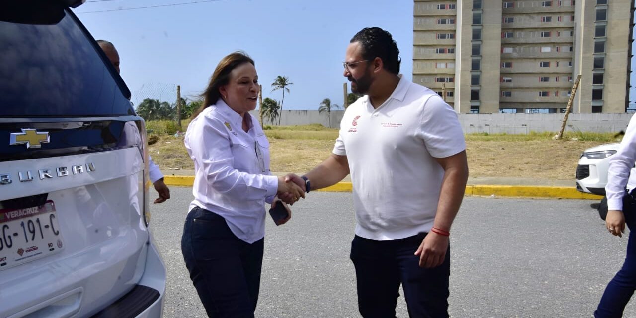 Reconoce gobernadora Rocío Nahle trabajo del alcalde Pedro Miguel Rosaldo en Coatzacoalcos
