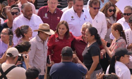 Supervisa Rocío Nahle rehabilitación de la carretera Acayucan–Soteapan