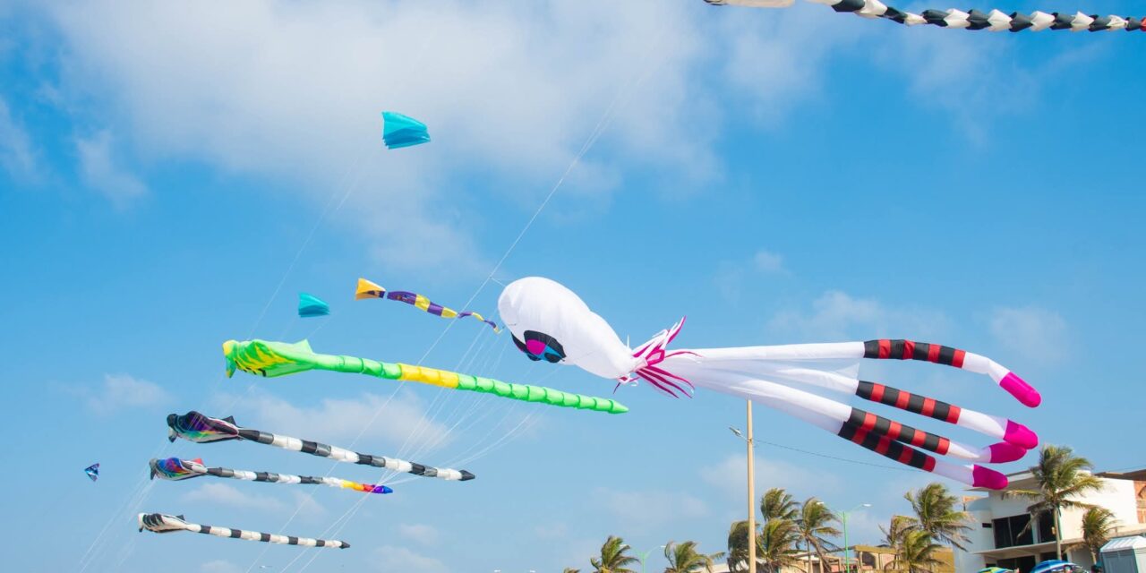Colores, viento y tradición: Papalote Coatza 2026 llena de vida el malecón todo el fin de semana