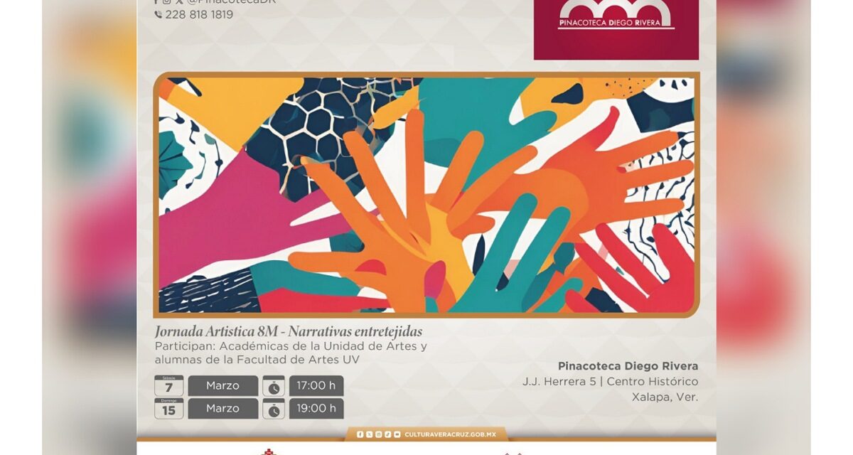 Jornada Artística 8M: Narrativas entretejidas, en la Pinacoteca Diego Rivera