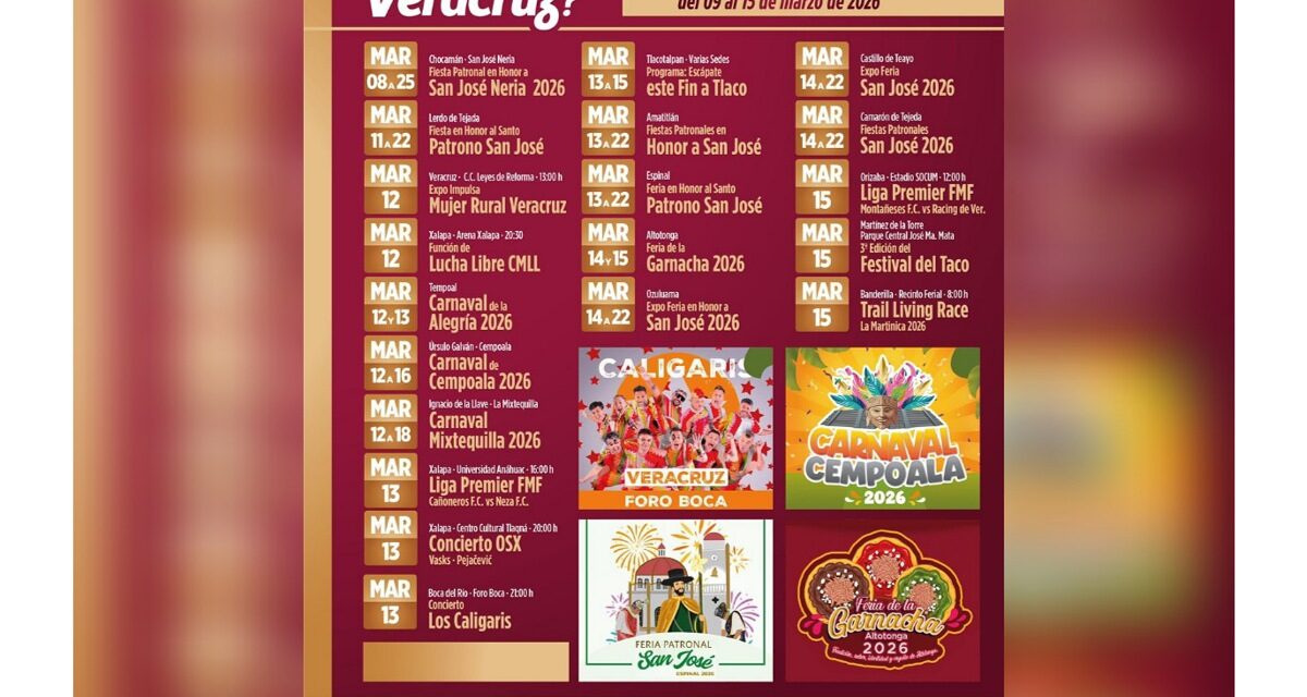 Veracruz está de moda con una semana de fiestas, música y gastronomía