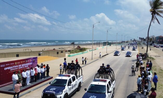 Arranca en Coatzacoalcos Operativo de Semana Santa 2026 con despliegue de más de 500 elementos