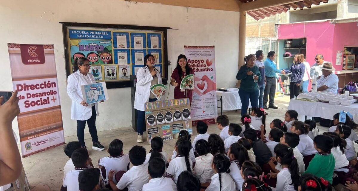 ​Fortalece el alcalde Pedro Miguel Rosaldo la salud y seguridad escolar en la colonia Teresa Morales
