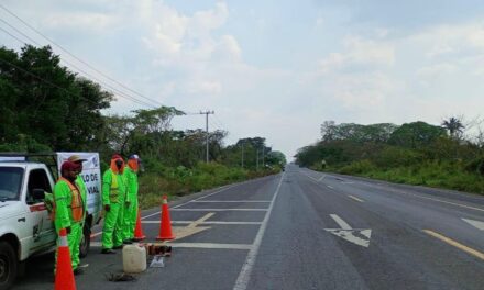 Refuerza SICT seguridad carretera en Veracruz con operativo de auxilio vial