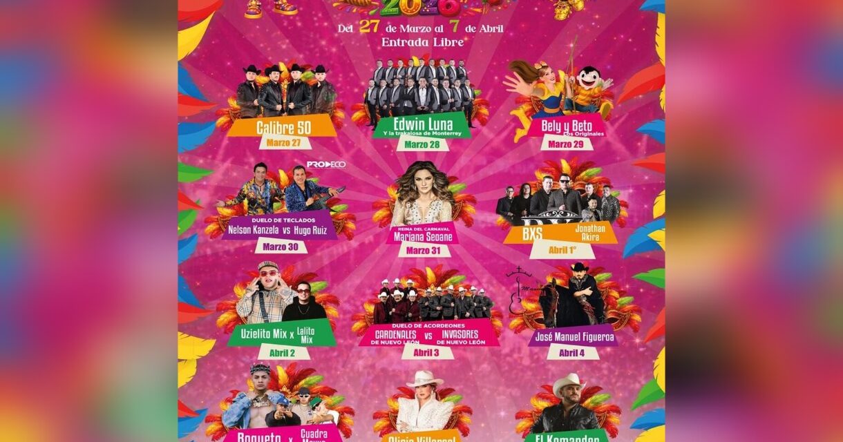 ¡No te pierdas el Carnaval Tantoyuca 2026, disfruta de 12 días en la Huasteca!