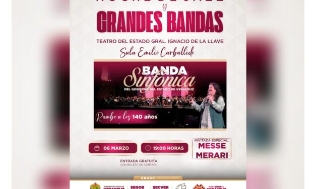 Invita SECVER a concierto Noche de Jazz en el Teatro del Estado