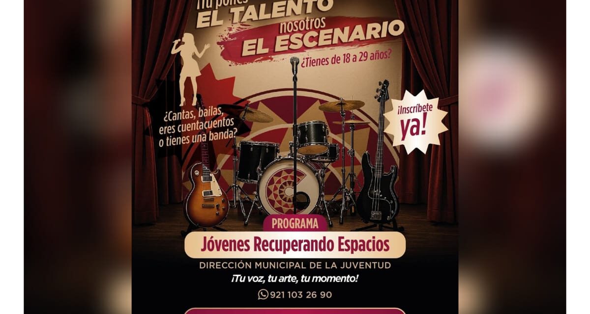 Coatzacoalcos lanza “Jóvenes Recuperando Espacios”: Un escenario para el talento local