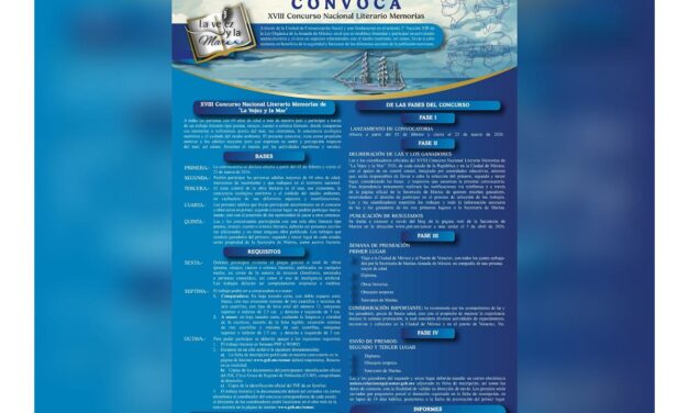 “La Vejez y la Mar”: invitan a adultos mayores de Coatzacoalcos a concurso literario nacional