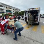 Atiende SSP de manera inmediata a madre de familia y su bebé tras atropellamiento