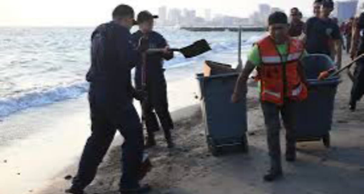 PROFEPA investiga posible contaminación por derrame de hidrocarburo en playas de Veracruz, reitera Rocío Nahle