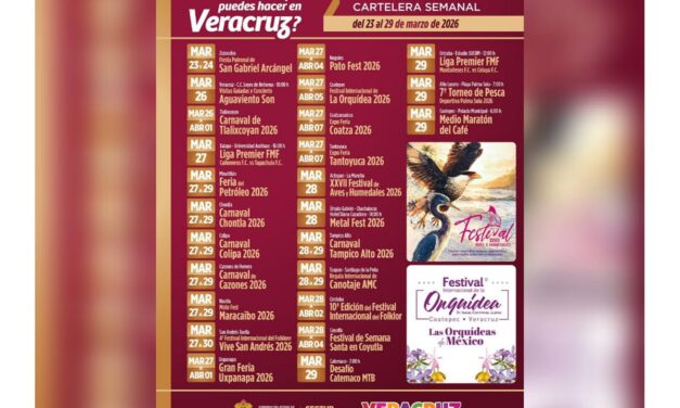Veracruz está de moda: municipios ofrecen actividades culturales y festivales