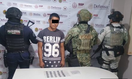 Asegura SSP 315 dosis y 14 kilos de estupefacientes en 36 municipios