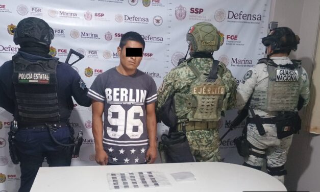 Asegura SSP 315 dosis y 14 kilos de estupefacientes en 36 municipios