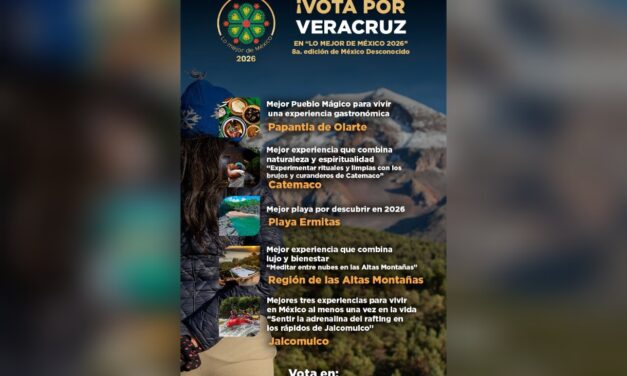 Veracruz compite con cinco experiencias turísticas en Lo Mejor de México 2026