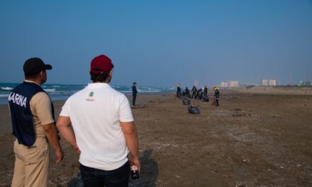 “La playa está limpia”: supervisa Pedro Miguel Rosaldo la costa de Coatzacoalcos ante inicio de la Semana Santa 2026