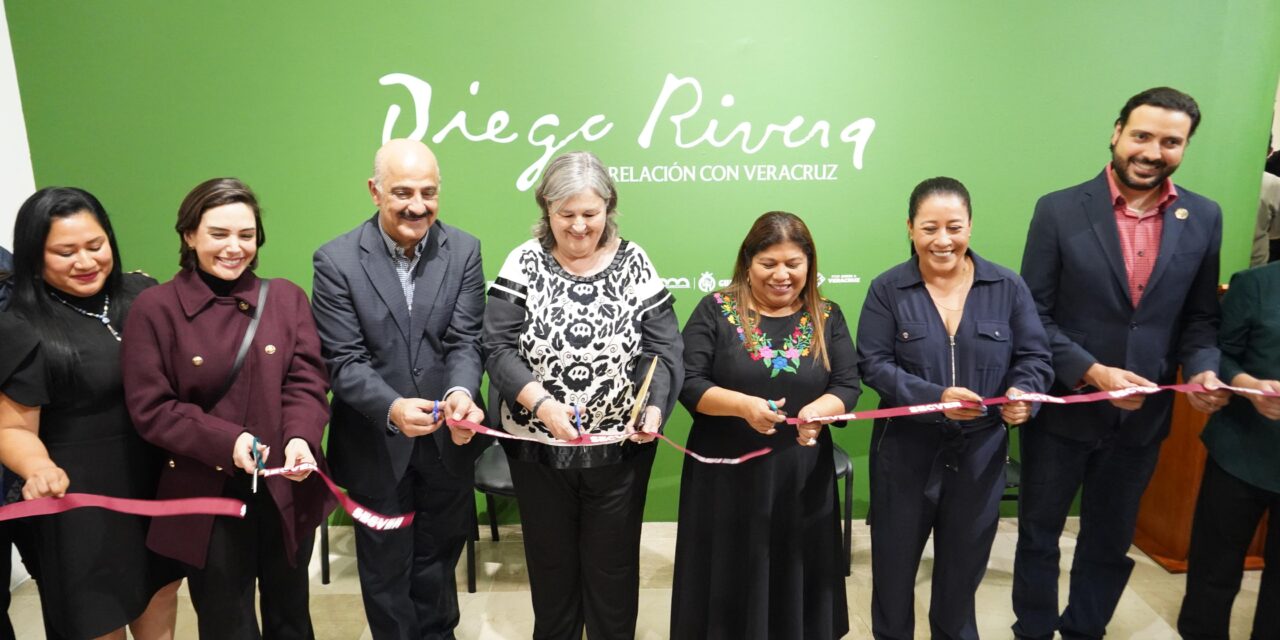 La SECVER celebra apertura de exposición sobre Diego Rivera y su vínculo con Veracruz
