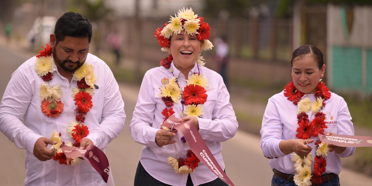 Rocío Nahle cumple y entrega tramo Tezonapa–Motzorongo