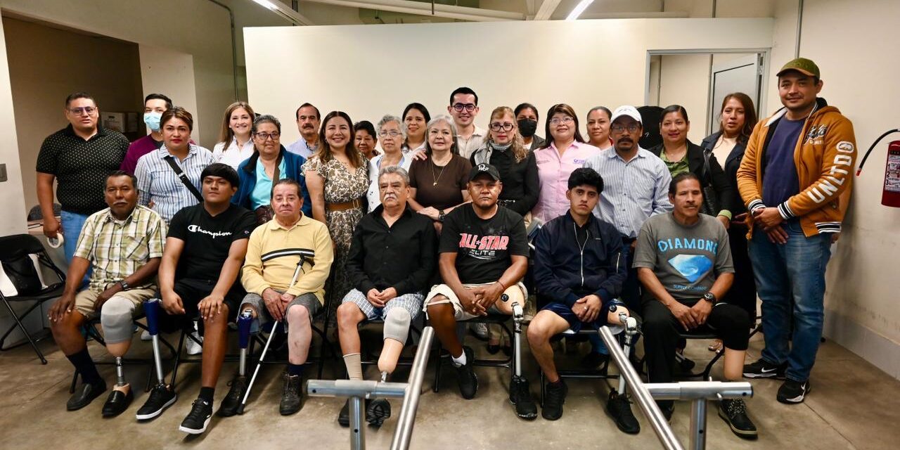 Avanza Veracruz hacia la inclusión; entregan prótesis a personas con discapacidad de siete municipios