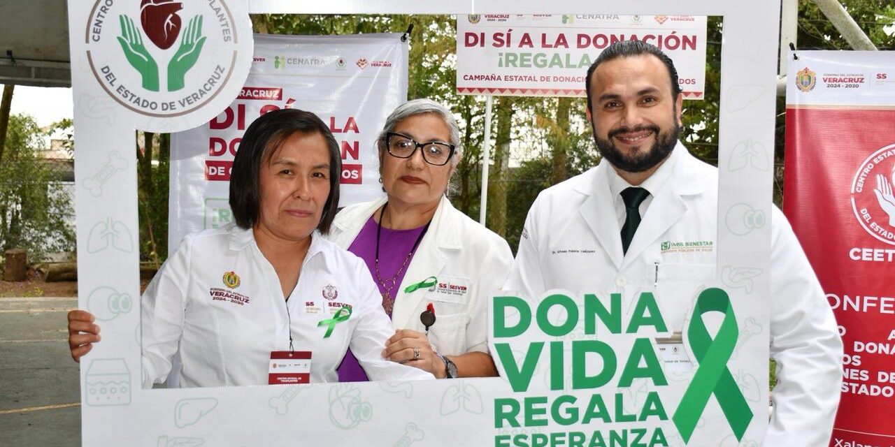 Promueve Salud capacitación y conciencia sobre donación de órganos y tejidos