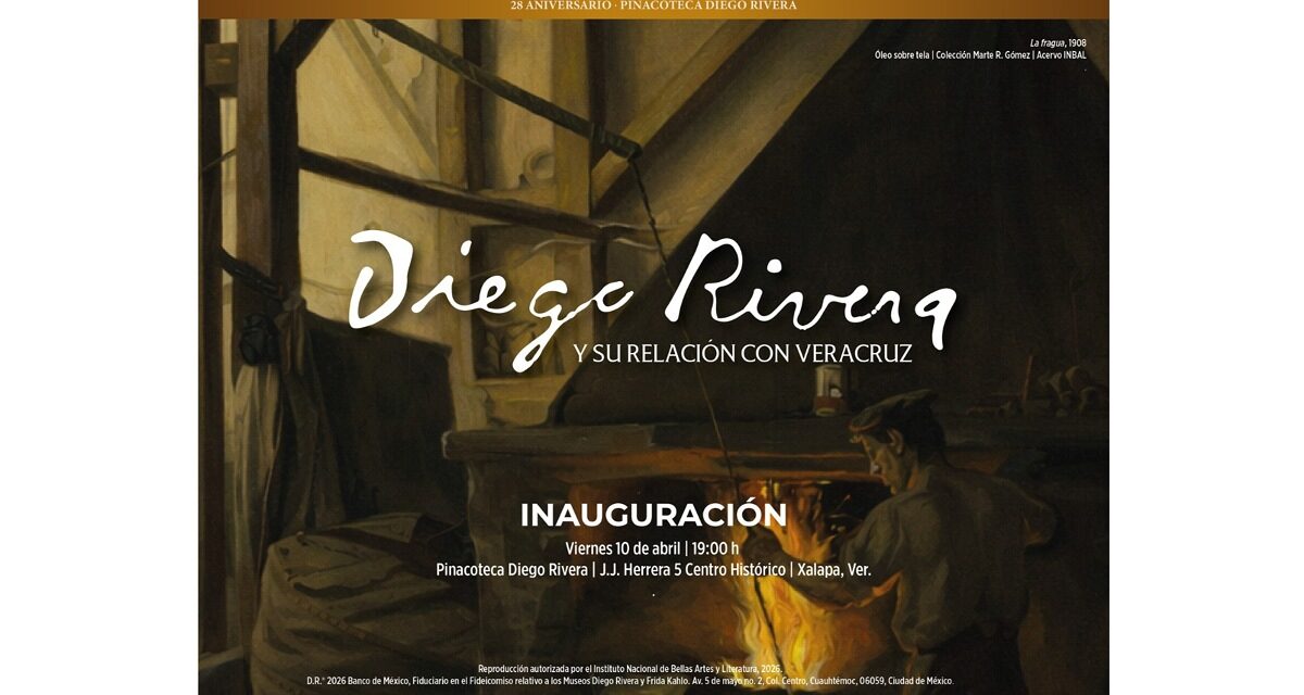Llega por primera vez a Veracruz colección del INBAL sobre Diego Rivera
