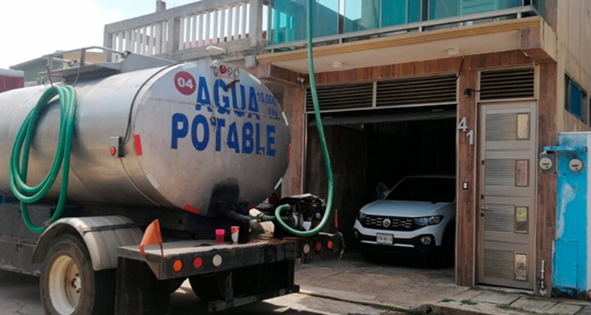 Se restablecerá servicio de agua en colonias del poniente en un lapso de 48 a 72 horas