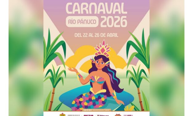 Disfruta de la alegría y tradición del Carnaval Río Pánuco, del 22 al 26 de abril