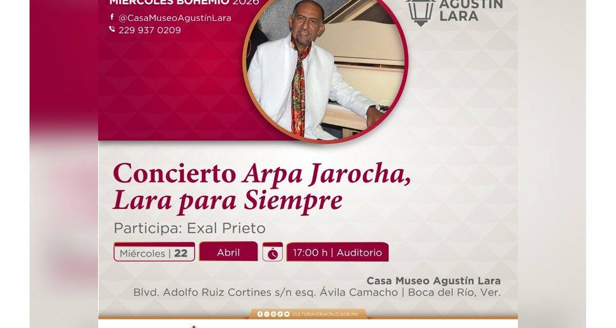 Casa Museo Agustín Lara, sede del recital Arpa Jarocha