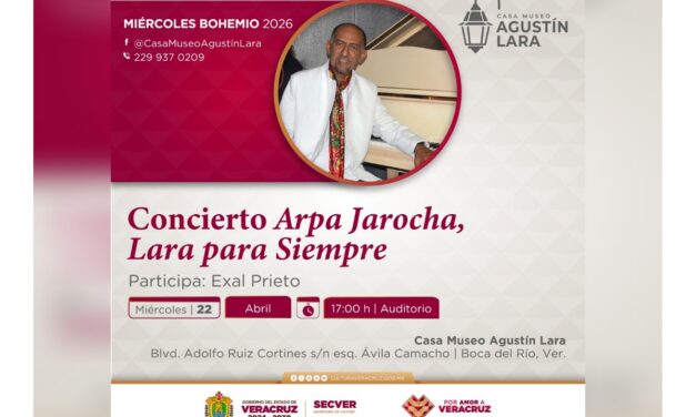 Casa Museo Agustín Lara, sede del recital Arpa Jarocha