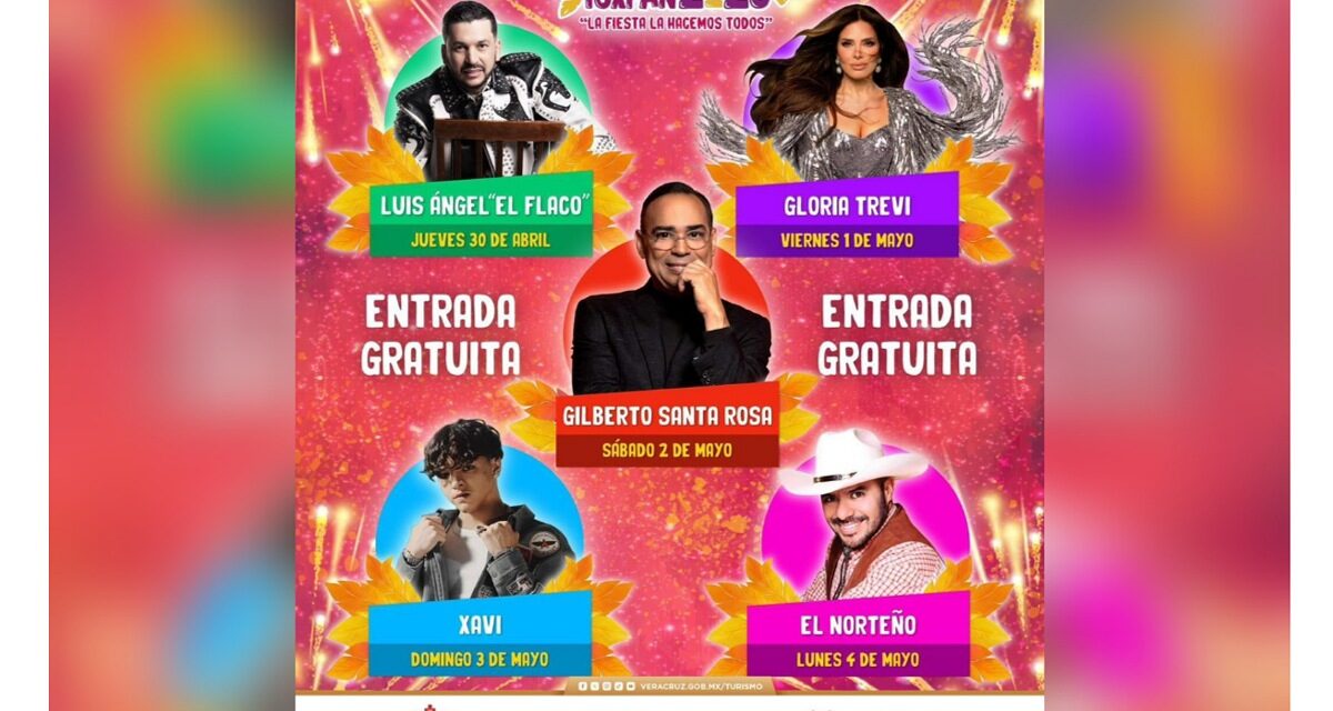 Todo listo para el Carnaval Tuxpan: grandes artistas y diversión para toda la familia