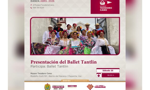 Presenta la SECVER al Ballet Tantlin en el Museo Teodoro Cano