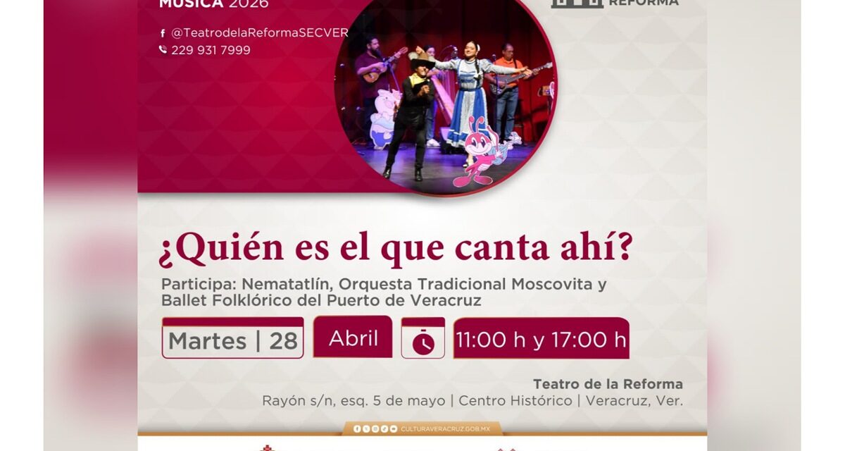 Reviven canciones de Cri-Cri en espectáculo ¿Quién es el que canta ahí? en el Teatro de la Reforma