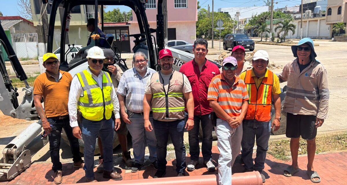 Atiende Pedro Miguel Rosaldo problemática de drenaje sanitario en María de la Piedad