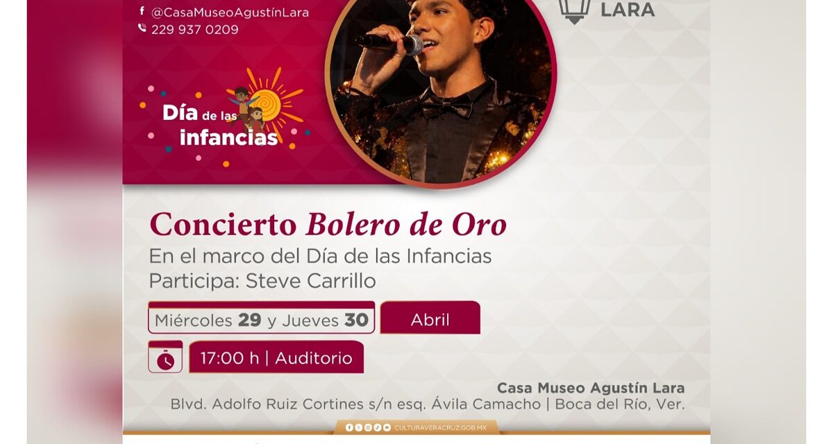 Próximo concierto de boleros en Casa Museo Agustín Lara