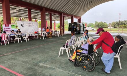 Inicia jornada médica y social en Barrillas; atenderán a población afectada por limpieza de hidrocarburo