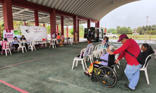 Inicia jornada médica y social en Barrillas; atenderán a población afectada por limpieza de hidrocarburo